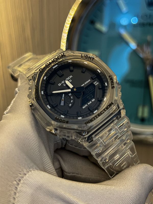 G shock GA 2100 Transparent Black Dial AA Grade