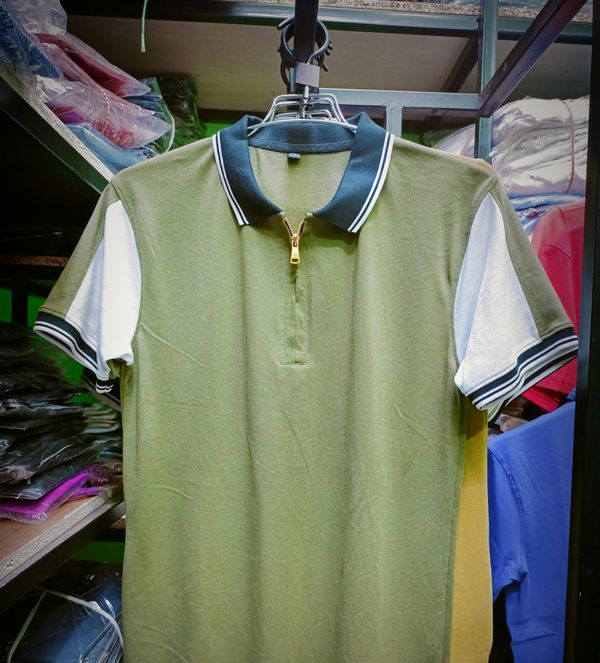 Contrast Polo T-shirt