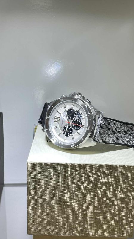 MICHAEL KORS Brecken Chronograph Silver Dial Men's Watch MK8922