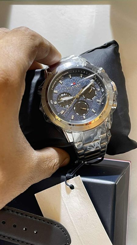 TOMMY HILFIGER Troy Multifunction Blue Dial Men's Watch 1792104