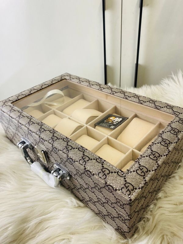 GUCCI DESIGN || 12 SLOT WATCH BOX