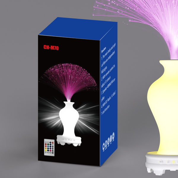 LED Vase with Bluetooth Speaker, FM Radio, LED Lighting & Remote Control