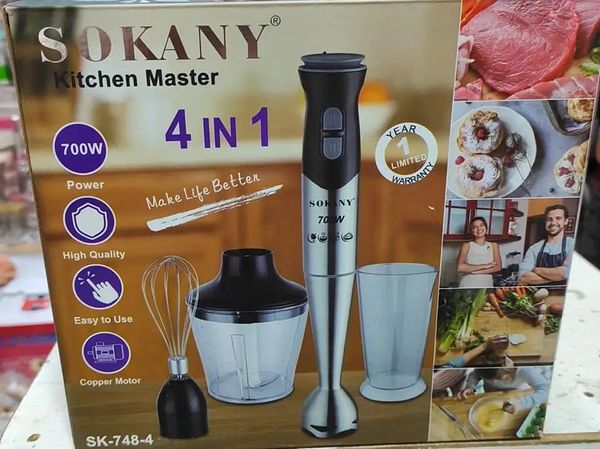 Sokany hand blender set 4in1Kitchen master