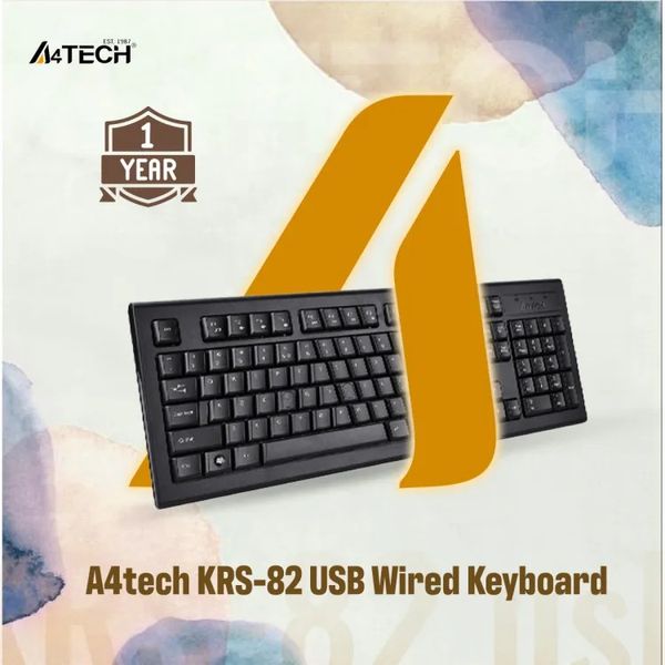A4TECH KRS-82 Wired Multimedia Keyboard With Bangla