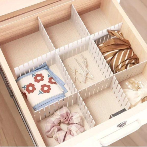 Adjustable Cabinet Storage Divider (6pcs)