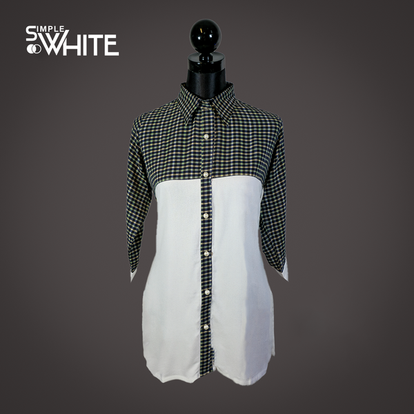 Checkered Contrast Tops