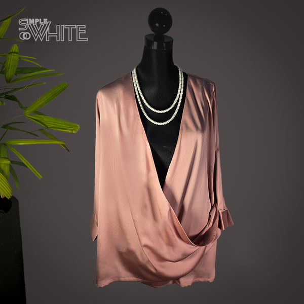 Blush Wrap Top