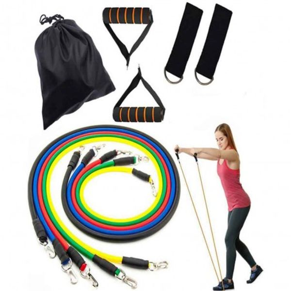 11 pcs/set Pull Rope Fitness Exercises Resistance Bands