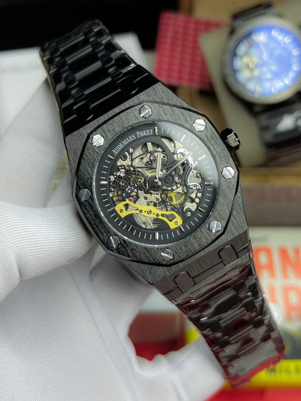 Audemars Piguet Skeleton Chain Black Automatic
