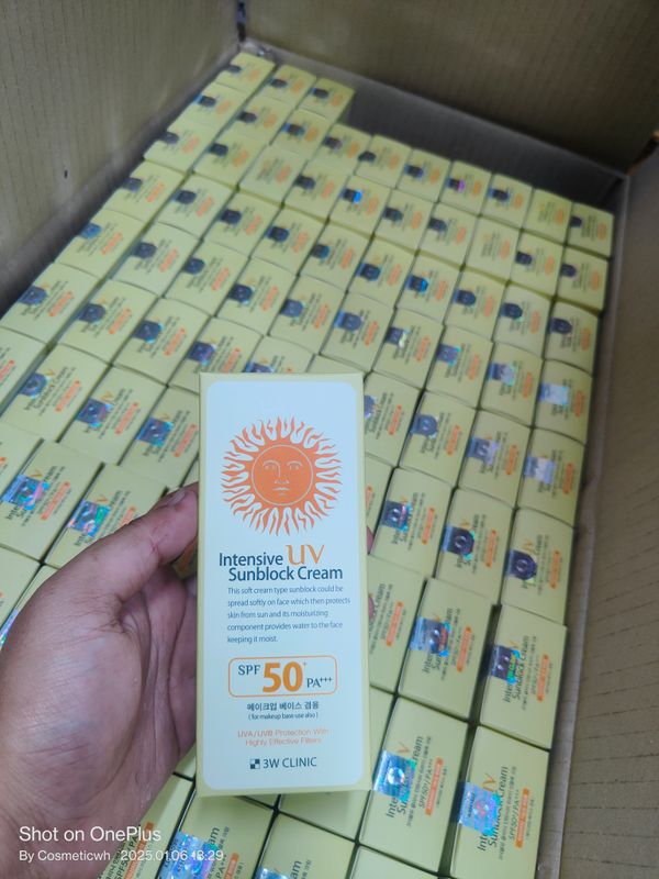 3w clinic uv Sunscreen Cream