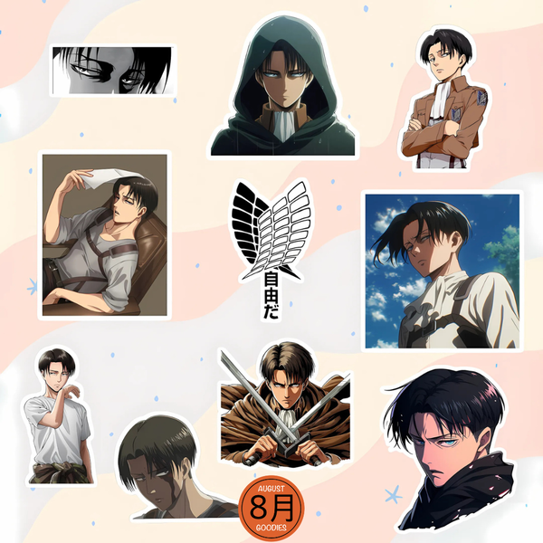 Levi Ackerman Attack on Titan Stickers