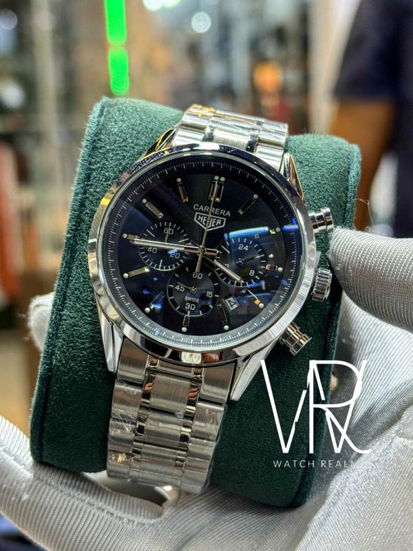 TAG HEUER 3 CHRONO BLACK DIAL