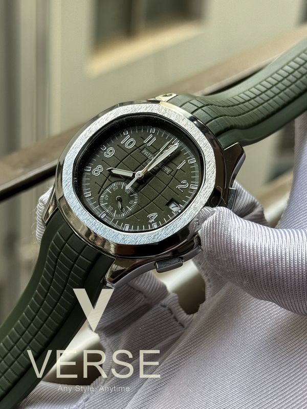 Patek Aquanaute green belt