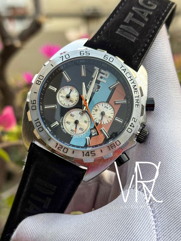 TAG HEUER ANNIVERSARY DIAL-Black