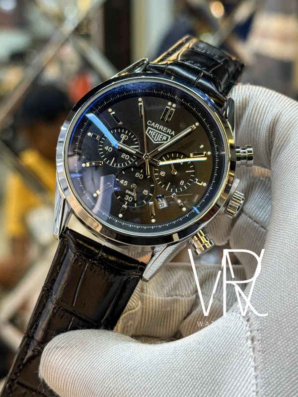 TAG HEUER 3 CHRONO BLACK