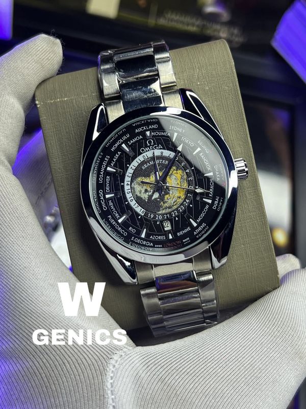 Omega Worldtimer Automatic Chain Black