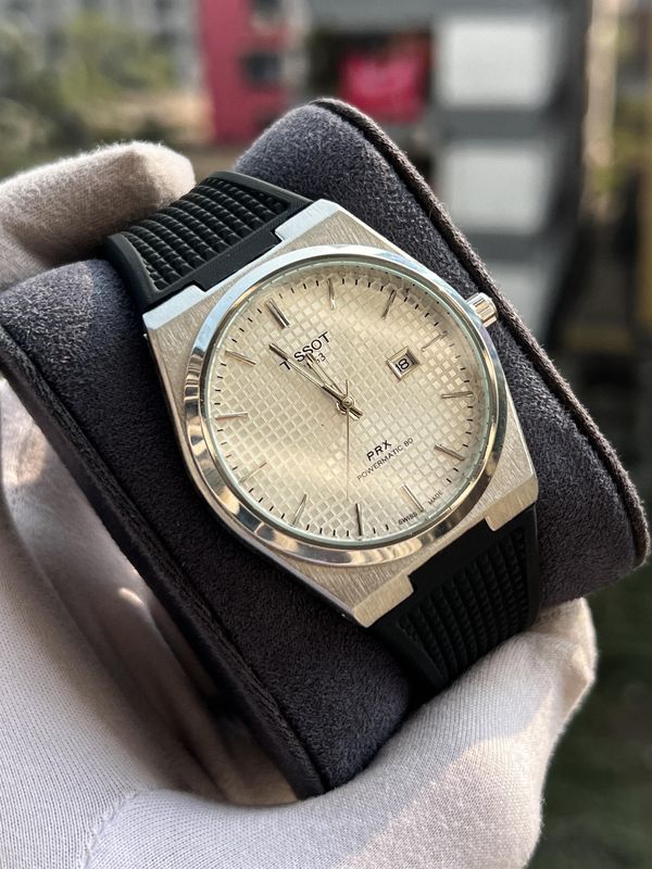 Tissot Prx White Waffle Dial AA