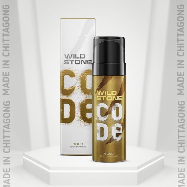 Wild Stone Code Gold Body Perfume 120 ml (MADE IN INDIA)