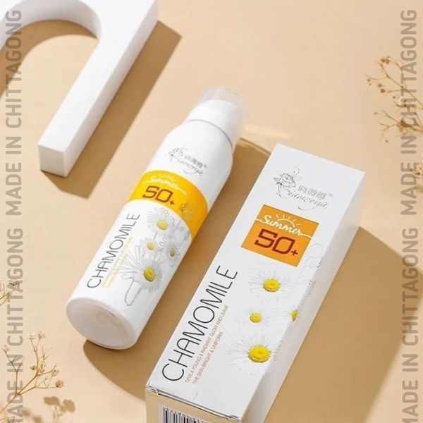 CHAMOMILE SPRAY Sunscreen... with 50+ SPF