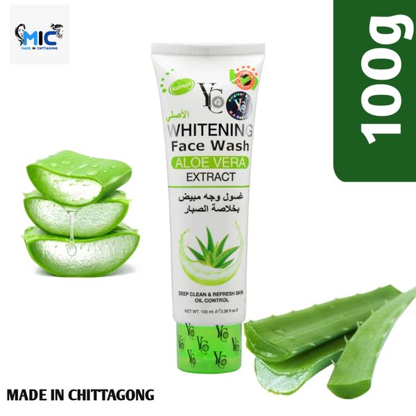 YC Whitening Face Wash Aloe Vera Extract(100ml)