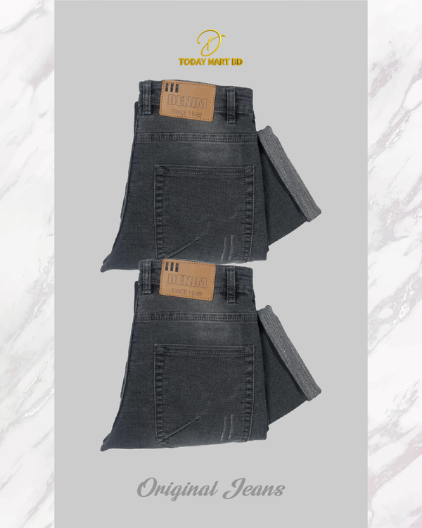 Jeans Pant Combo Dark Ash Wash 02 Pcs - 253073 - Image 4