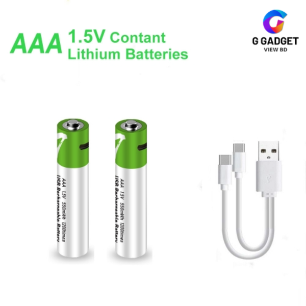 SmarToools RB20 AAA 1.5V 750 mWh Rechargeable Battery (2 Pcs Set)
