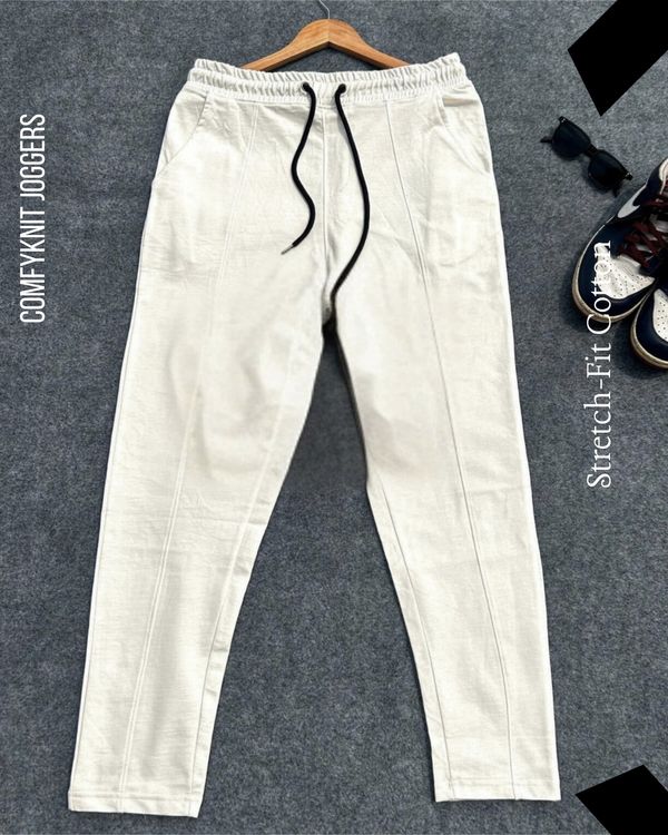 Comfyknit Joggers - Off White