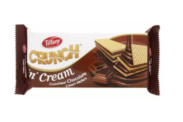 Tiffany Crunch 'n' Cream Chocolate Wafers 135 gm