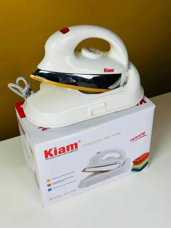 Kiam Cordless Electric Dry Iron 1000W