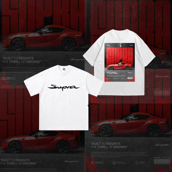 SUPRA DROP SHOULDER T SHIRT.