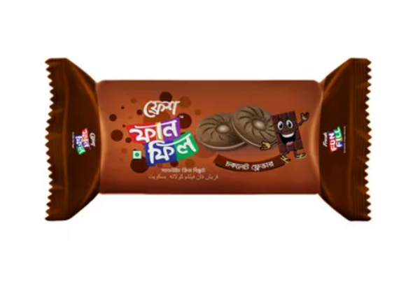 Fresh Fun Fill Sandwich Chocolate Cream Biscuit 34 gm