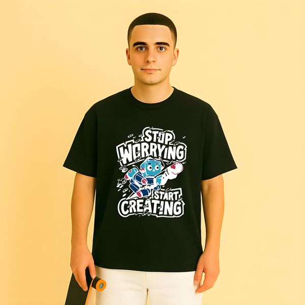 DROP SHOULDER T-SHIRT!