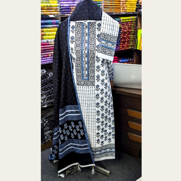 Hight Quality Cotton Printed Three Piece