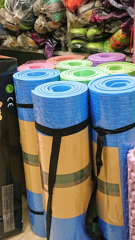 YOGA MAT TPE 8MM (6ft×2ft×8mm)-ECO FRIENDLY,NON SLIPPERY, WASHABLE