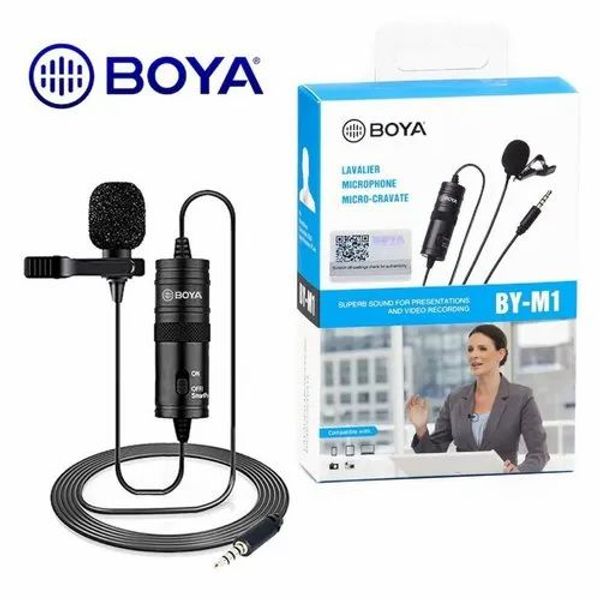 (CODE 53) BOYA BY M1 Microphone (Official) Boya Professional Microphone for Mobile and DSLR - Black.