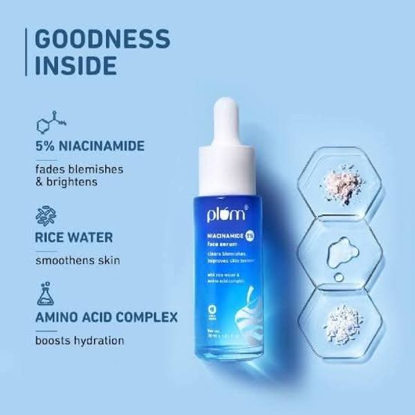 5% Niacinamide Face Serum With Rice Water 30ml