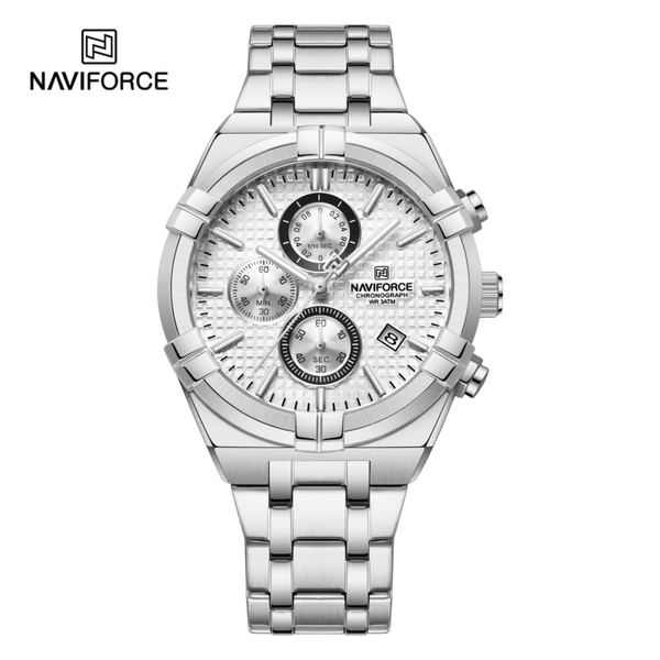 Naviforce NF 8042 – Silver Watch Price In Bangladesh