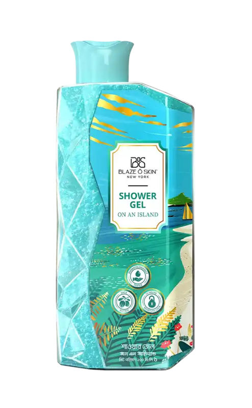 Blaze O' Skin Shower Gel: On An Island 250ml - Image 1