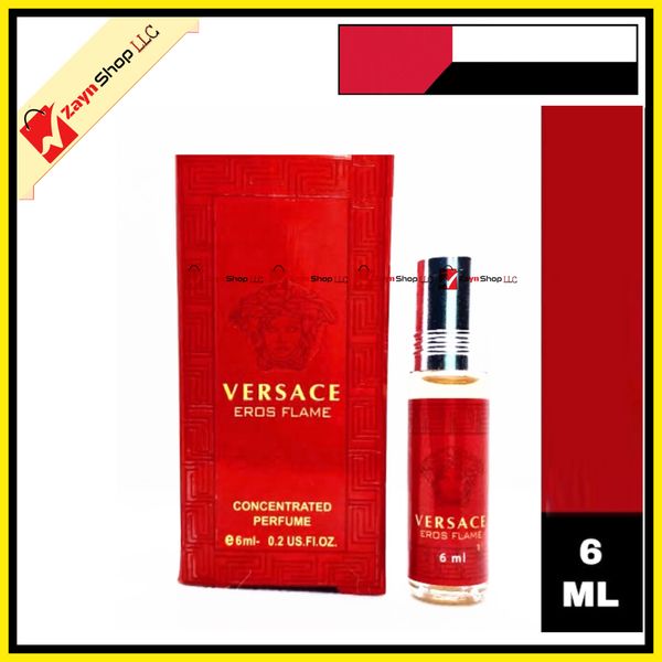 Versace Eros Flame by Al Farhan Concentrated Perfume Oil attar Non-alcoholic Fragrance - 6ml