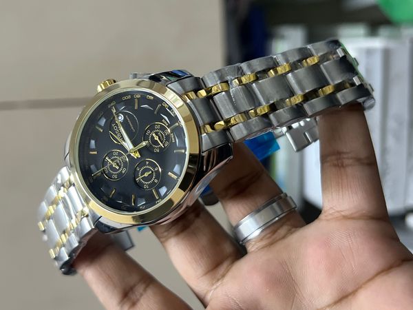 TISSOT CHAIN CHRONO TWO TONE BLACK DIAL