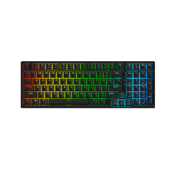 Robeetle G98 Full Sized Mechanical Gaming Keyboard | Rainbow RGB | Black Color