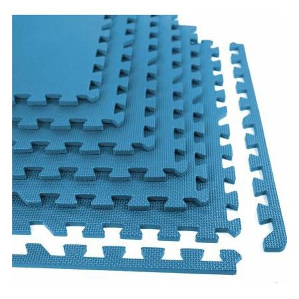 Multicolor interlocking Floor Mat 21'' X 21'' Gym and Exercise floor mat