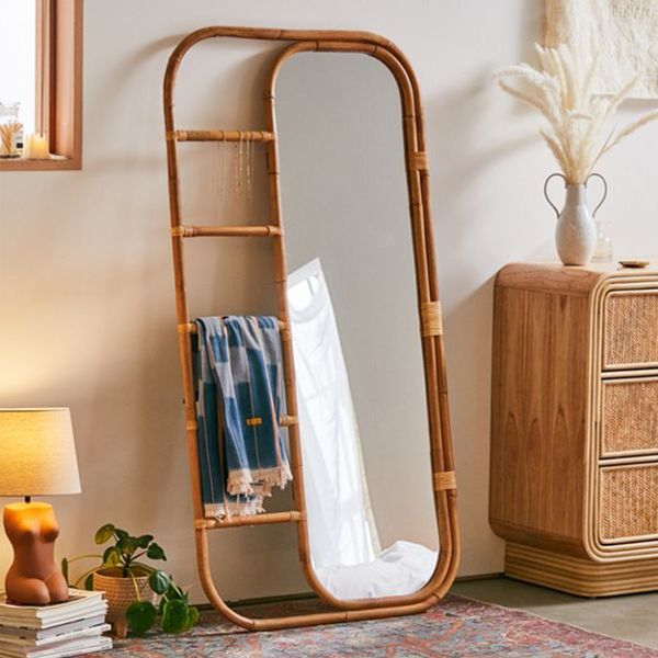 Standing Cane Mirror Frame (Without Mirror)