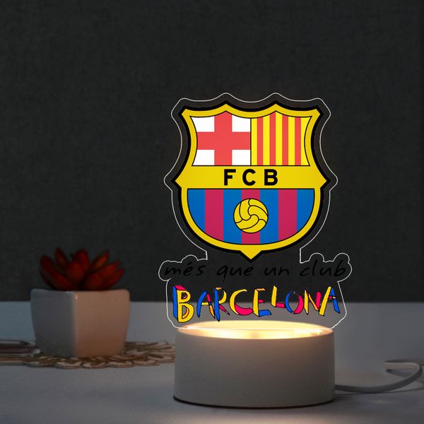 Barcelona 3D Acrylic Lamp(Color Engraved)