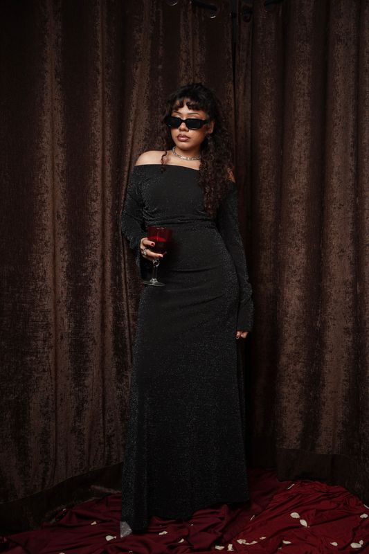 Moonlight Ruched Maxi Dress - Image 2