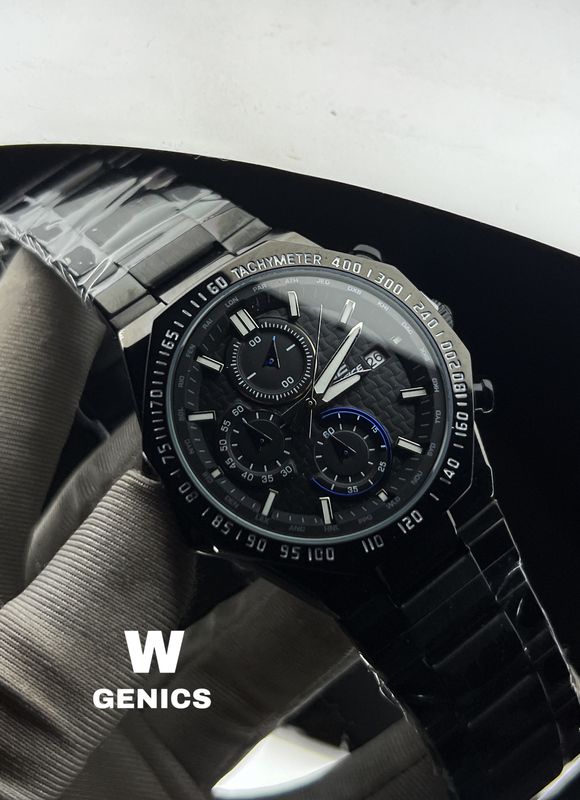 Edifice EQB 1100 Full Black AA Grade Chain