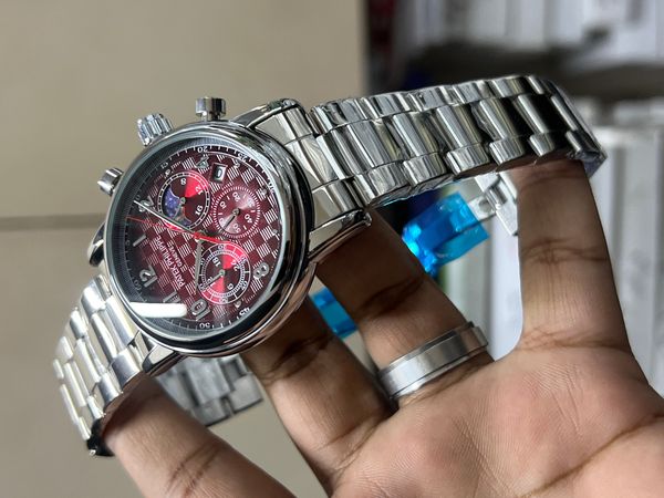 PATEK CHRONO CHAIN RED WINE DIAL