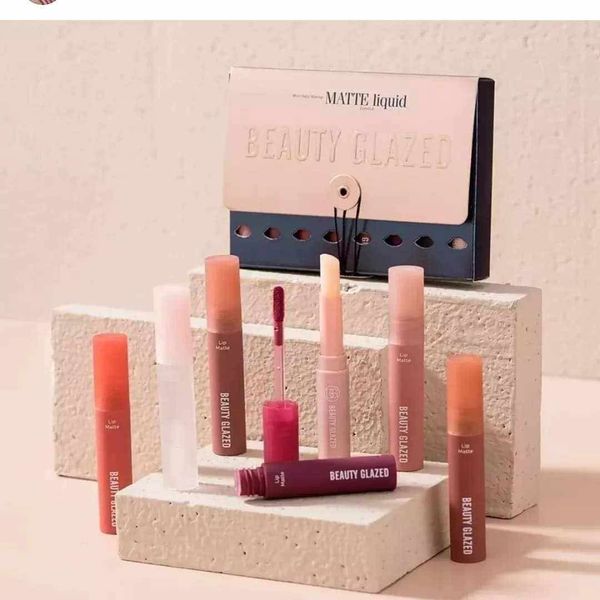 beauty glazed liquid 6pcs matte lipstick