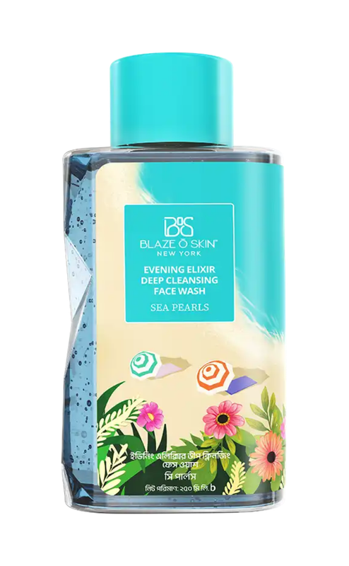Blaze O’ Skin Evening Elixir Deep Cleansing Face Wash – Sea Pearl 250ml - Image 1