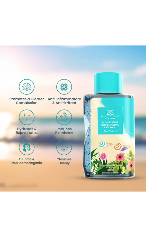 Blaze O’ Skin Evening Elixir Deep Cleansing Face Wash – Sea Pearl 250ml - Image 2